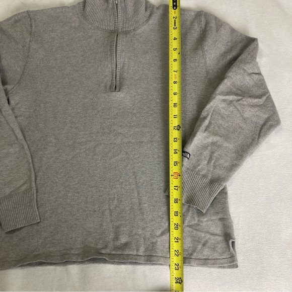 Men's Sweater The North Face Pullover California Heritage Gray Sz S Quarter Zip - Picture 12 of 16